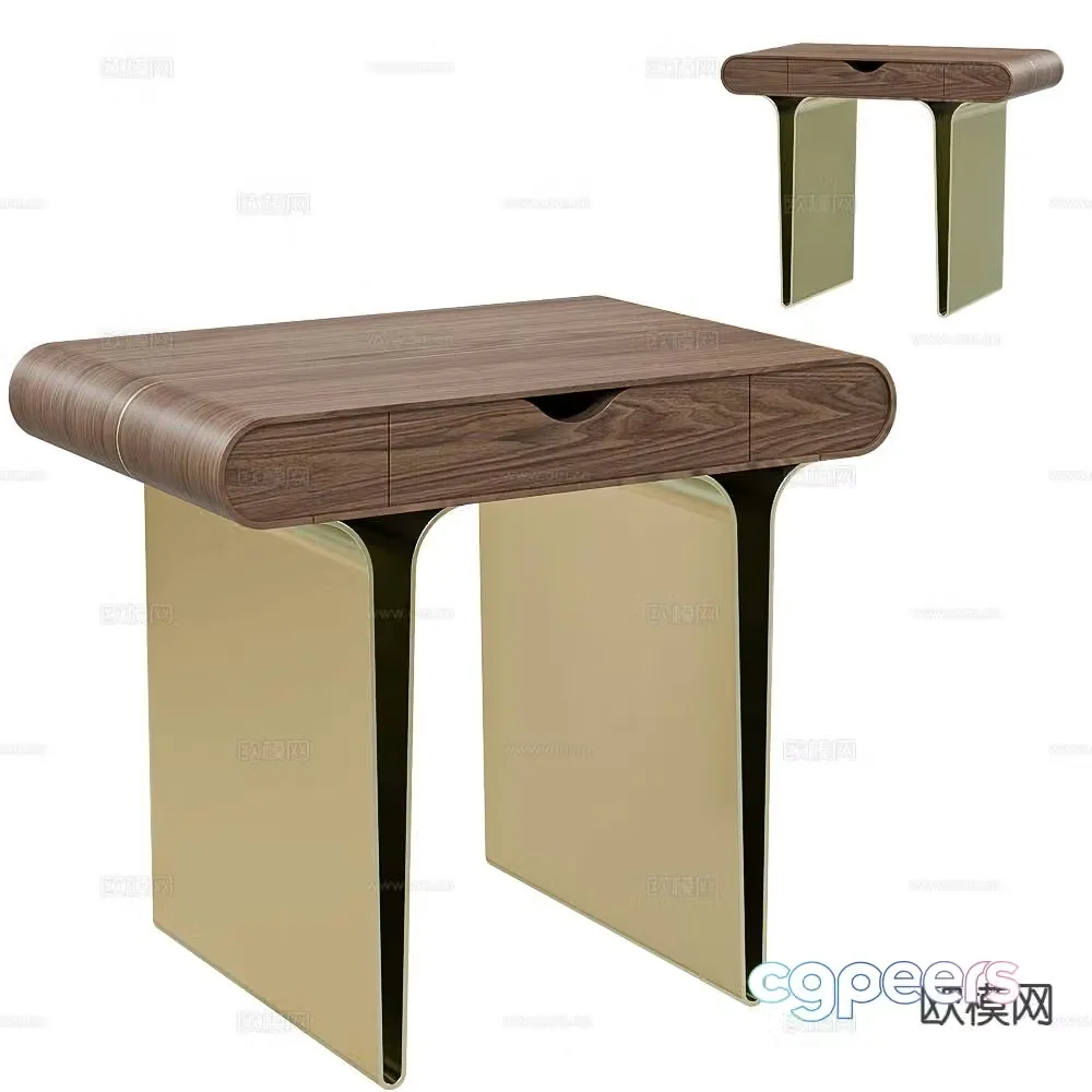 Paolo Castelli modern bedside table 3d model