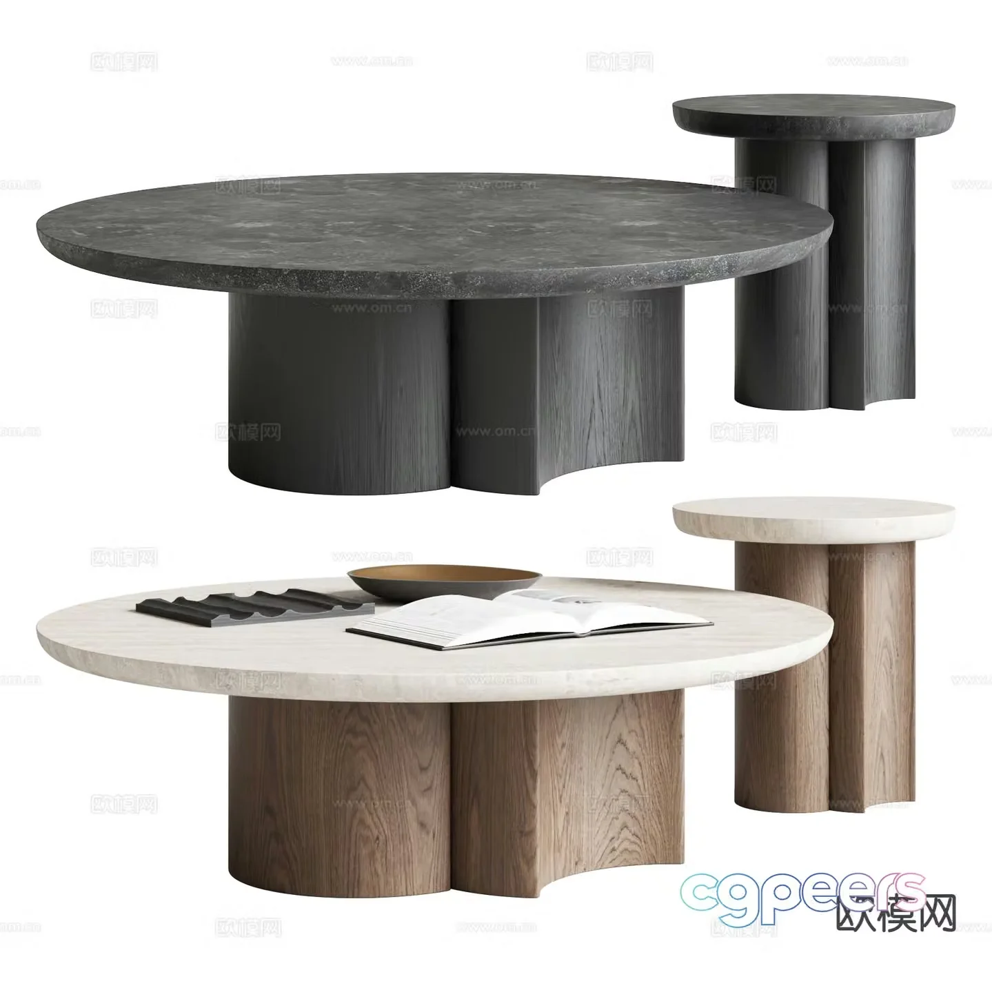 3D model of mother-in-law coffee table