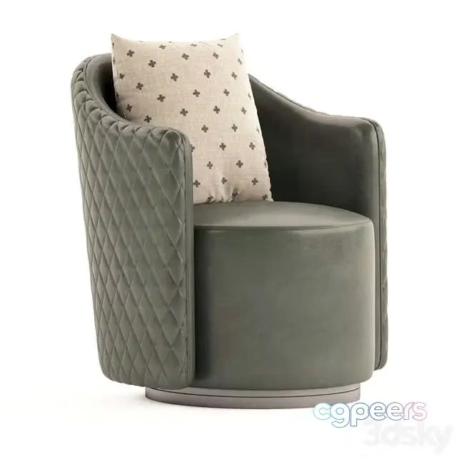 3ds Max Free – Vintage Lounge Armchair
