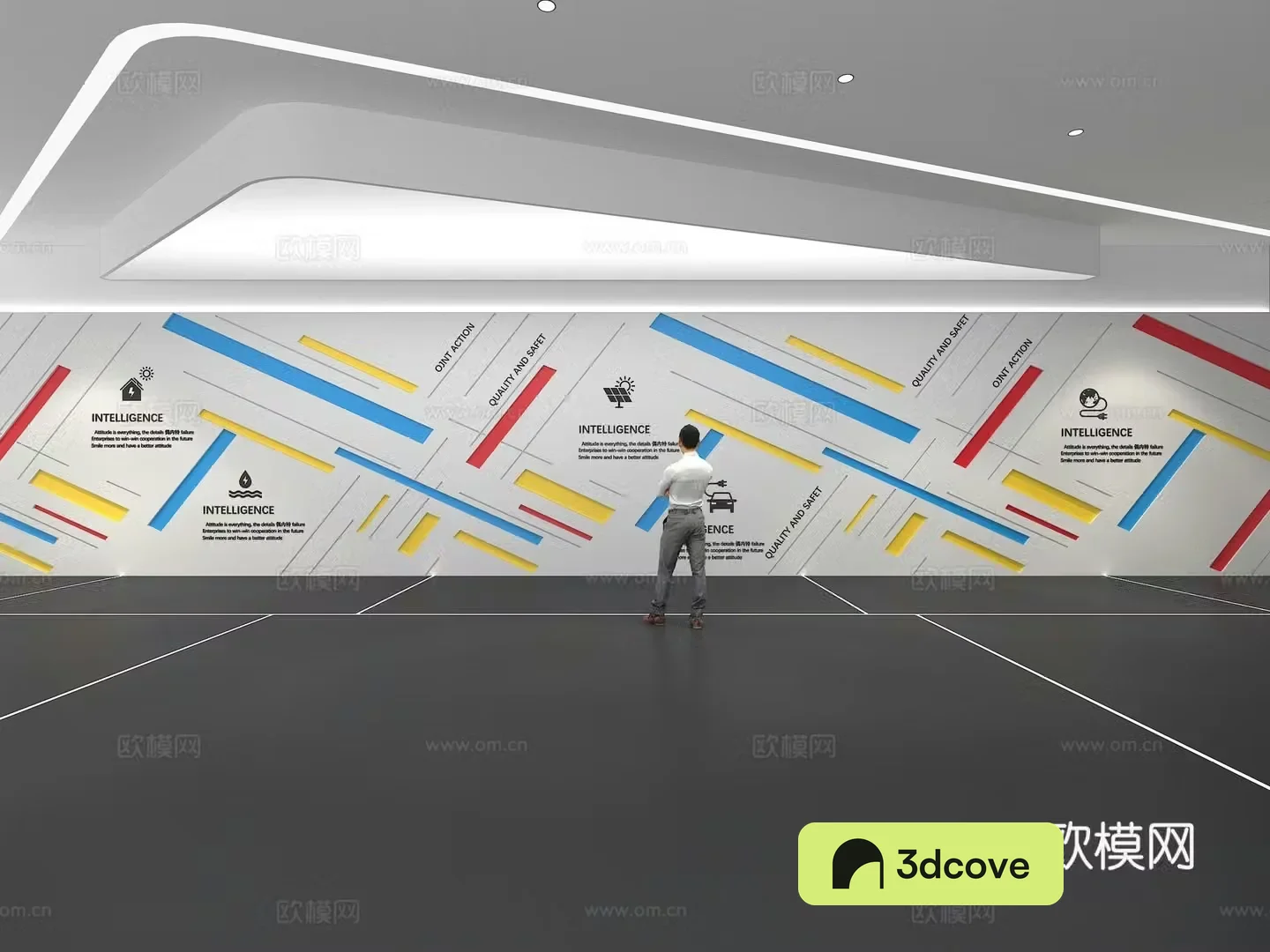 Cultural wall Corporate culture wall Display wall Education Exhibition hall Campus culture Corridor