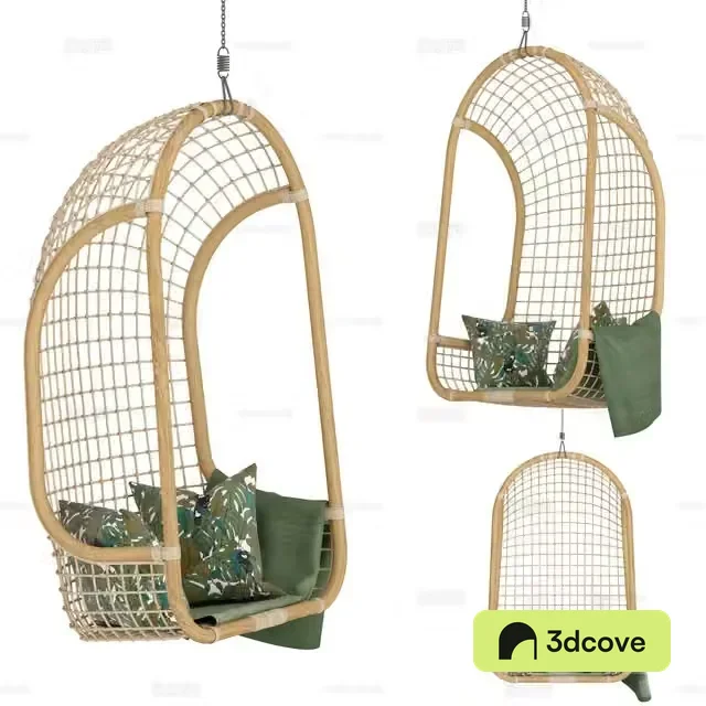 3d model of hanging chair