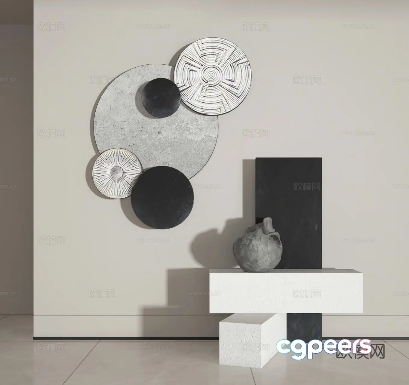 Sculpture ornaments 3D model