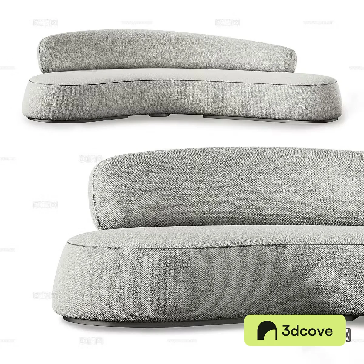 Modern special-shaped sofa curved sofa