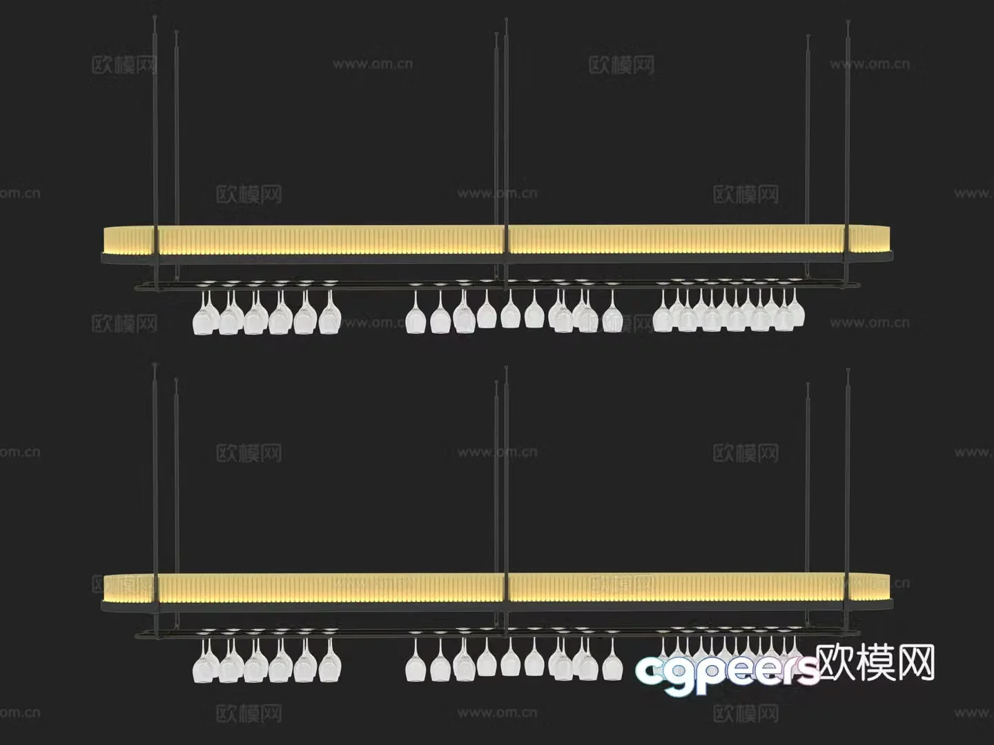 Daily necessities wine glass 3d model
