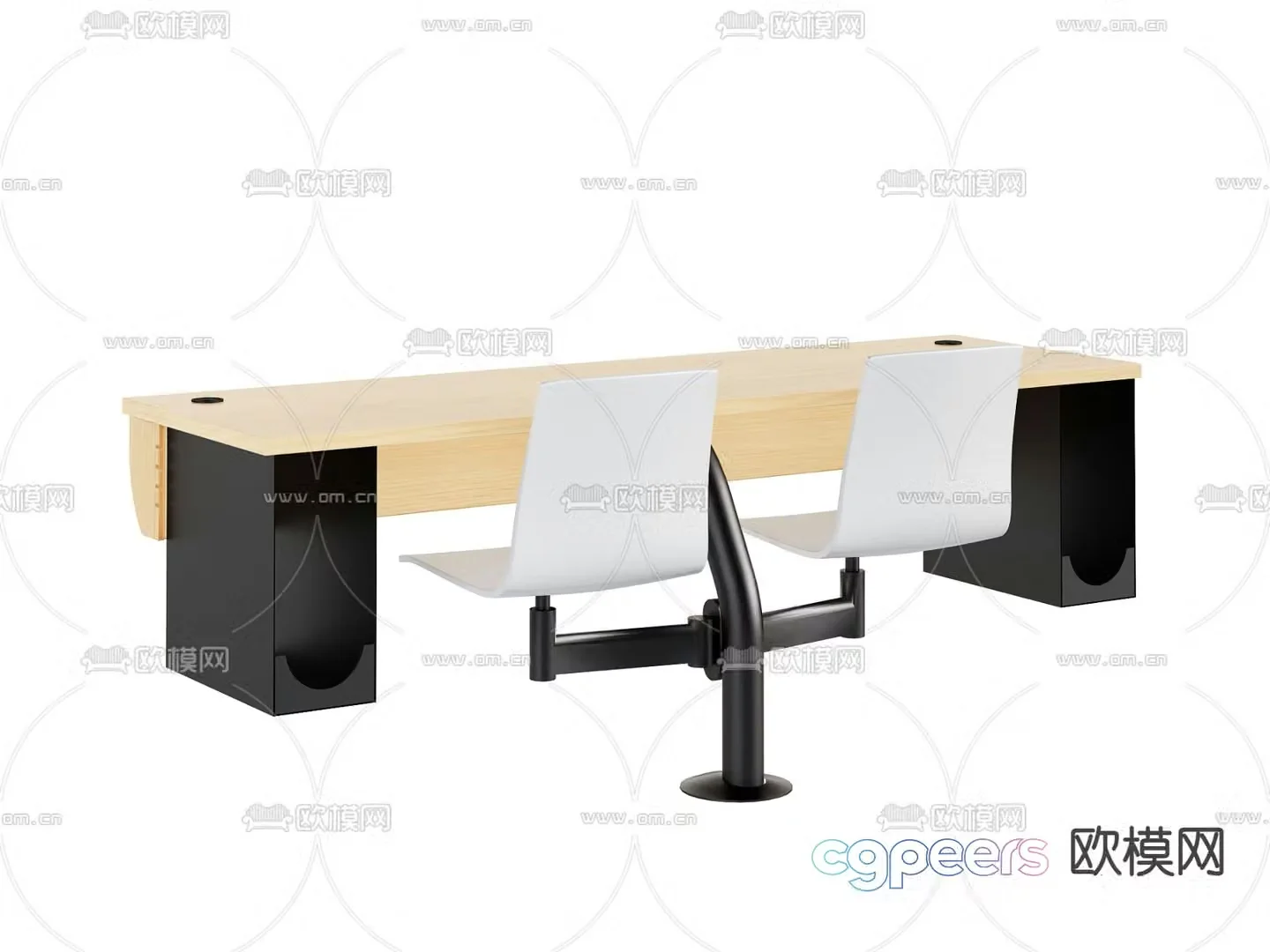 Modern office chair desk chair 3d model