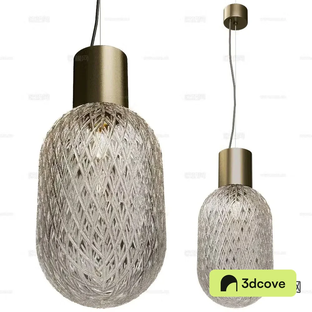 Il Fanale glass chandelier