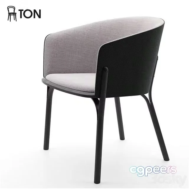3ds Max Free – Ton split chair