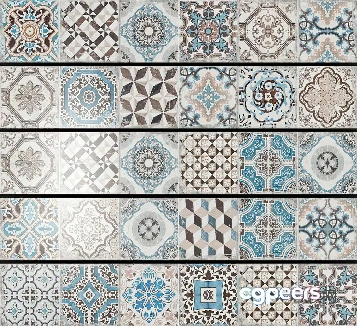 tiles parquet tiles 3d model