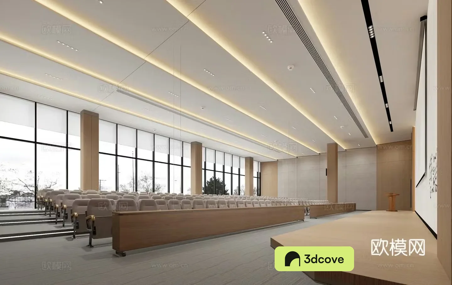 Modern ladder conference room