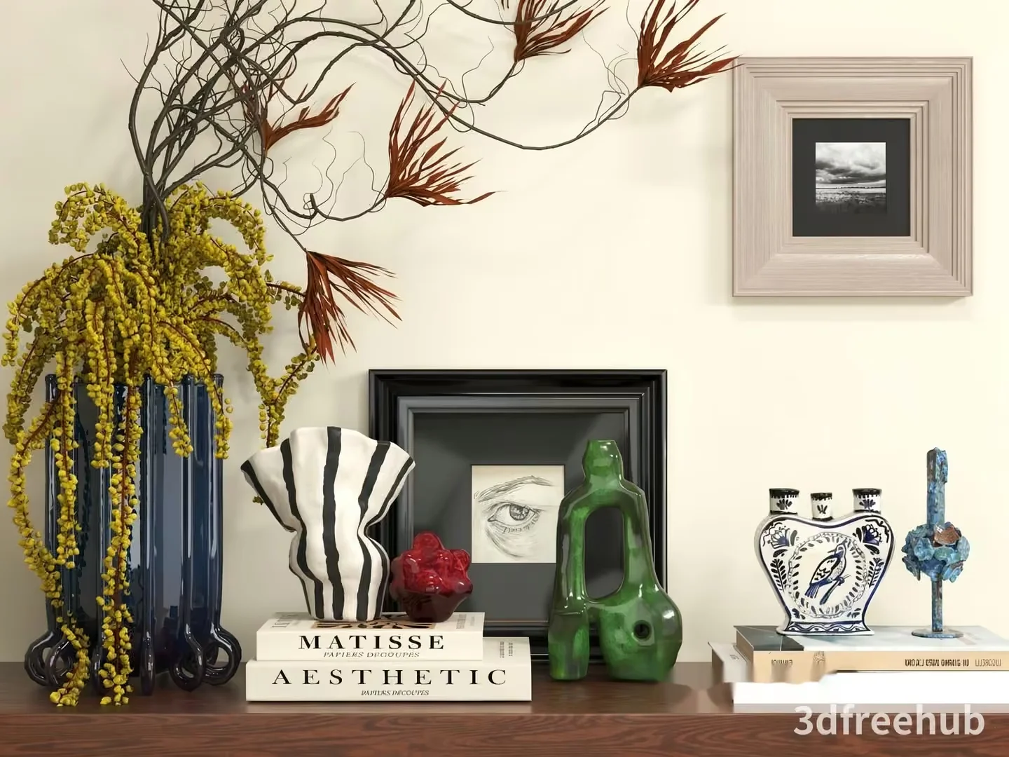 Modern Home Decor 3D Model – 19939 – VRAY Render