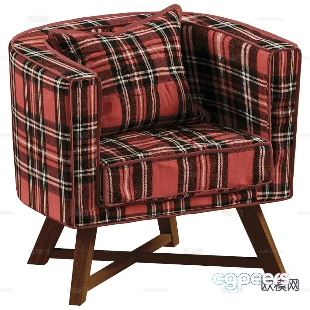 Gervasoni Italian sofa chair leisure chair armchair 3d model