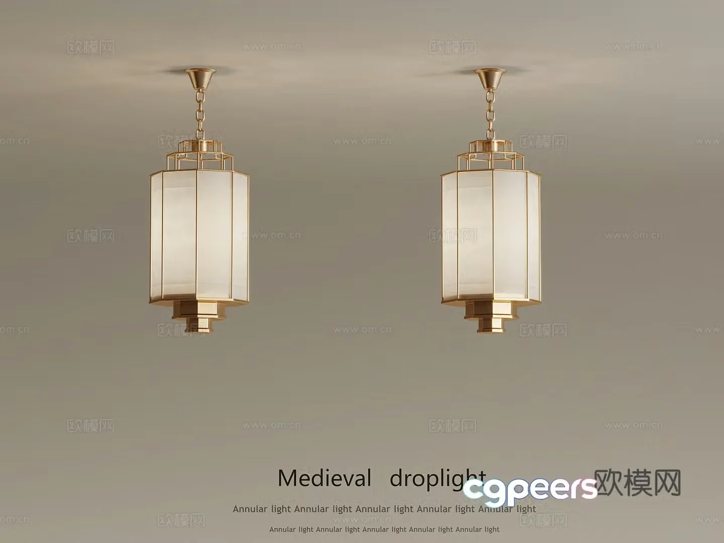 14 French small chandelier 3d model