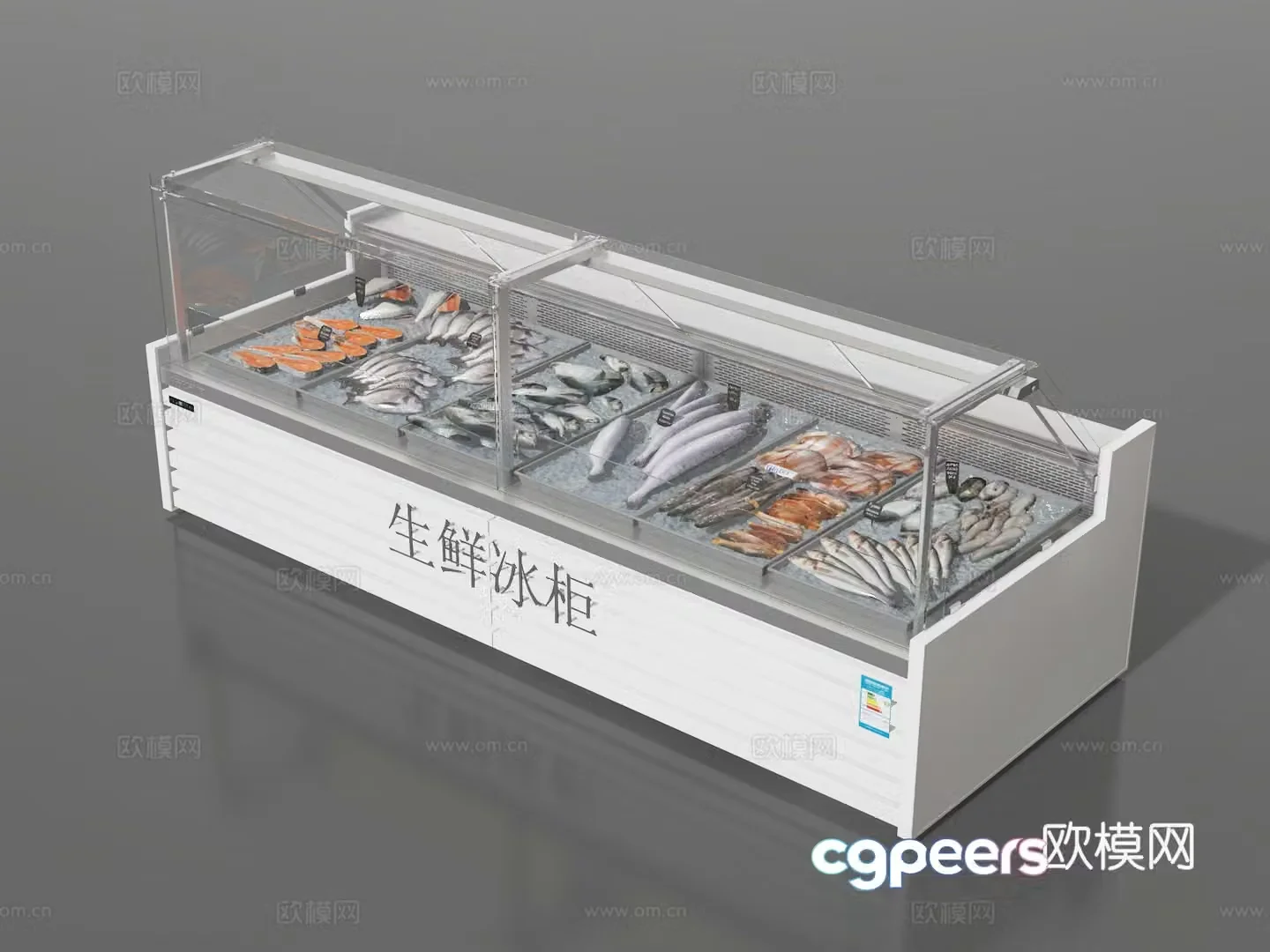 Seafood cabinet 3d model