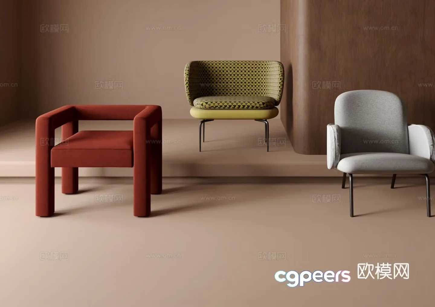 Leisure chair sofa chair 3d model