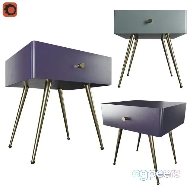 3ds Max Free – Bedside table Topim La Redoute