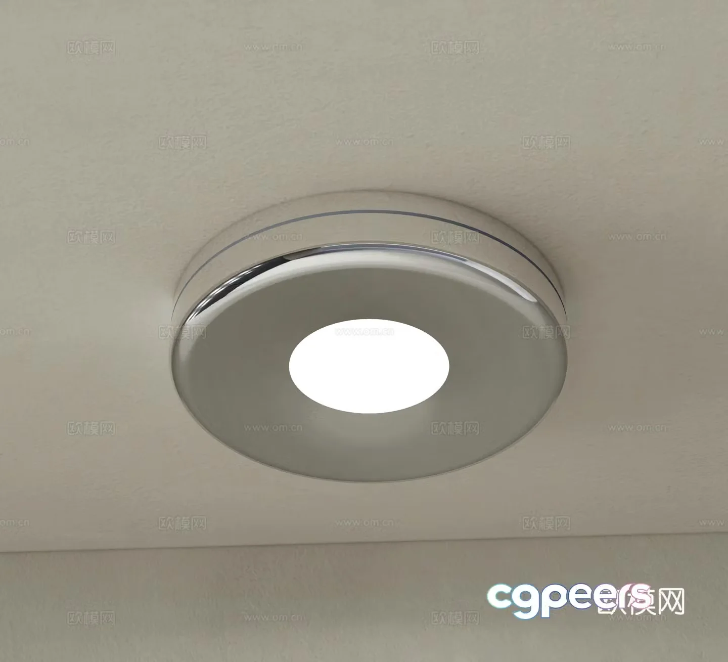 Modern ceiling lamp round ceiling lamp 3d model