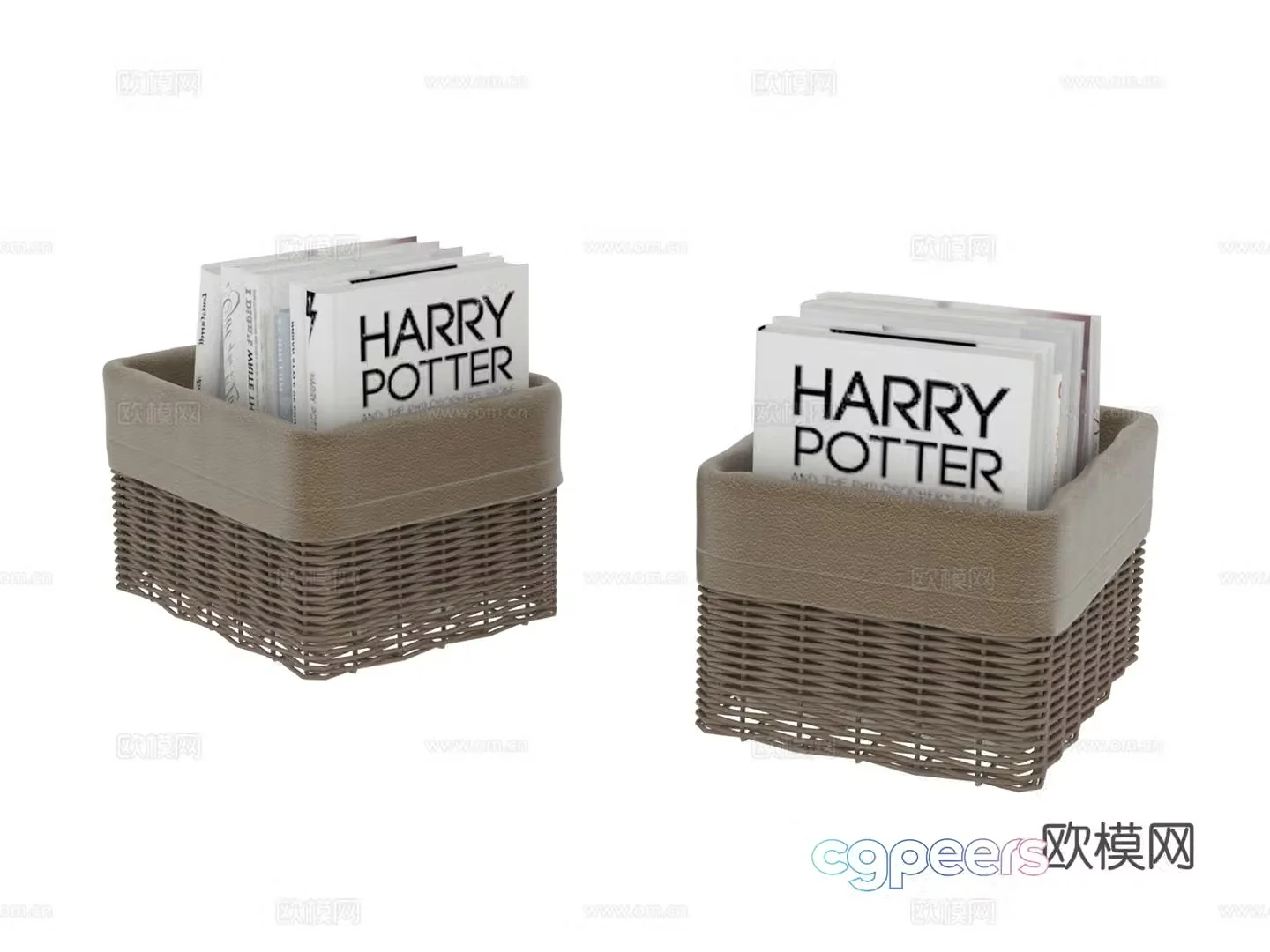Daily necessities Basket 3d model