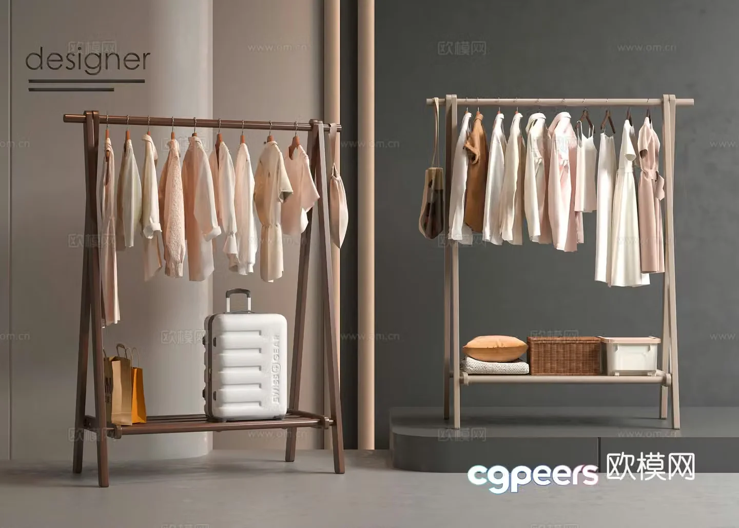 Modern hanger 3d model
