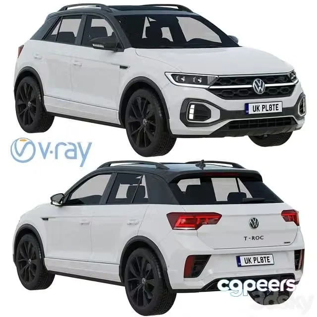 3ds Max Free – Volkswagen T-Roc R-line 2022