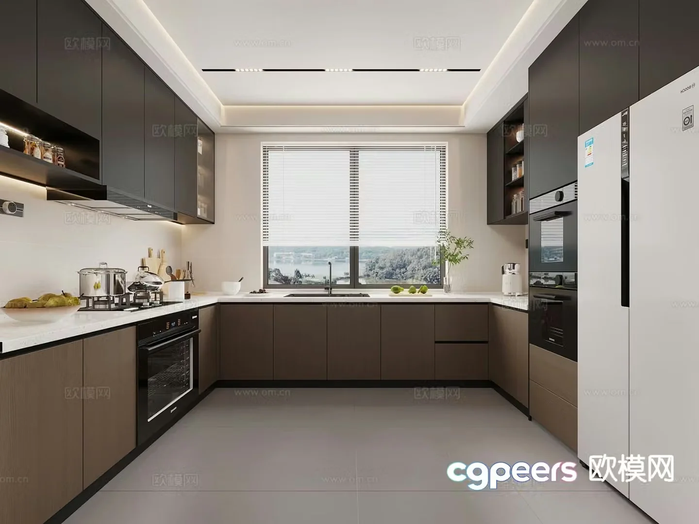 Italian kitchen 3d model