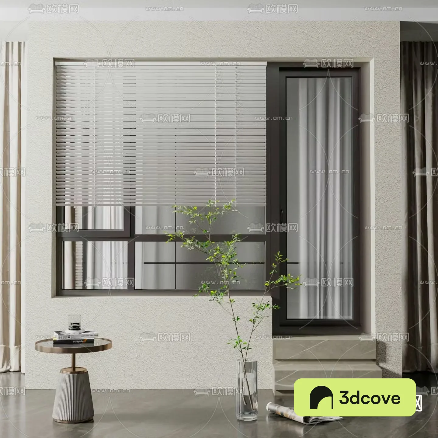 Floor-to-ceiling windows casement doors and windows