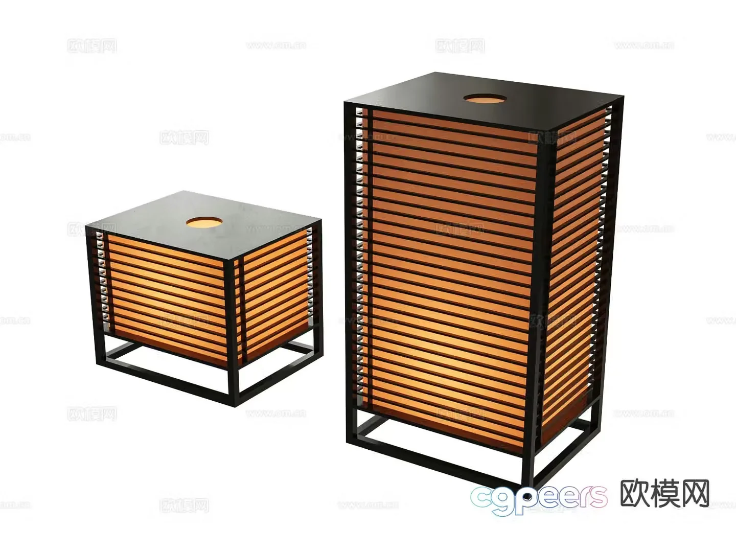 Outdoor floor lamp 3d model