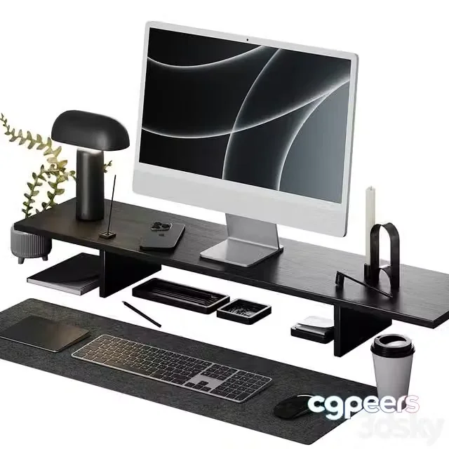 3ds Max Free – Apple set workplace