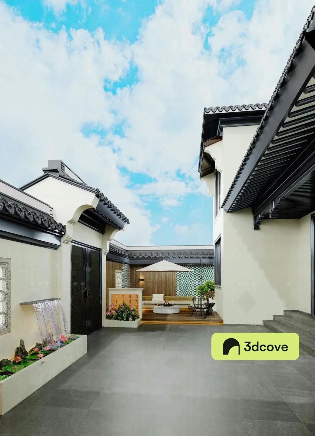 A Serene Courtyard