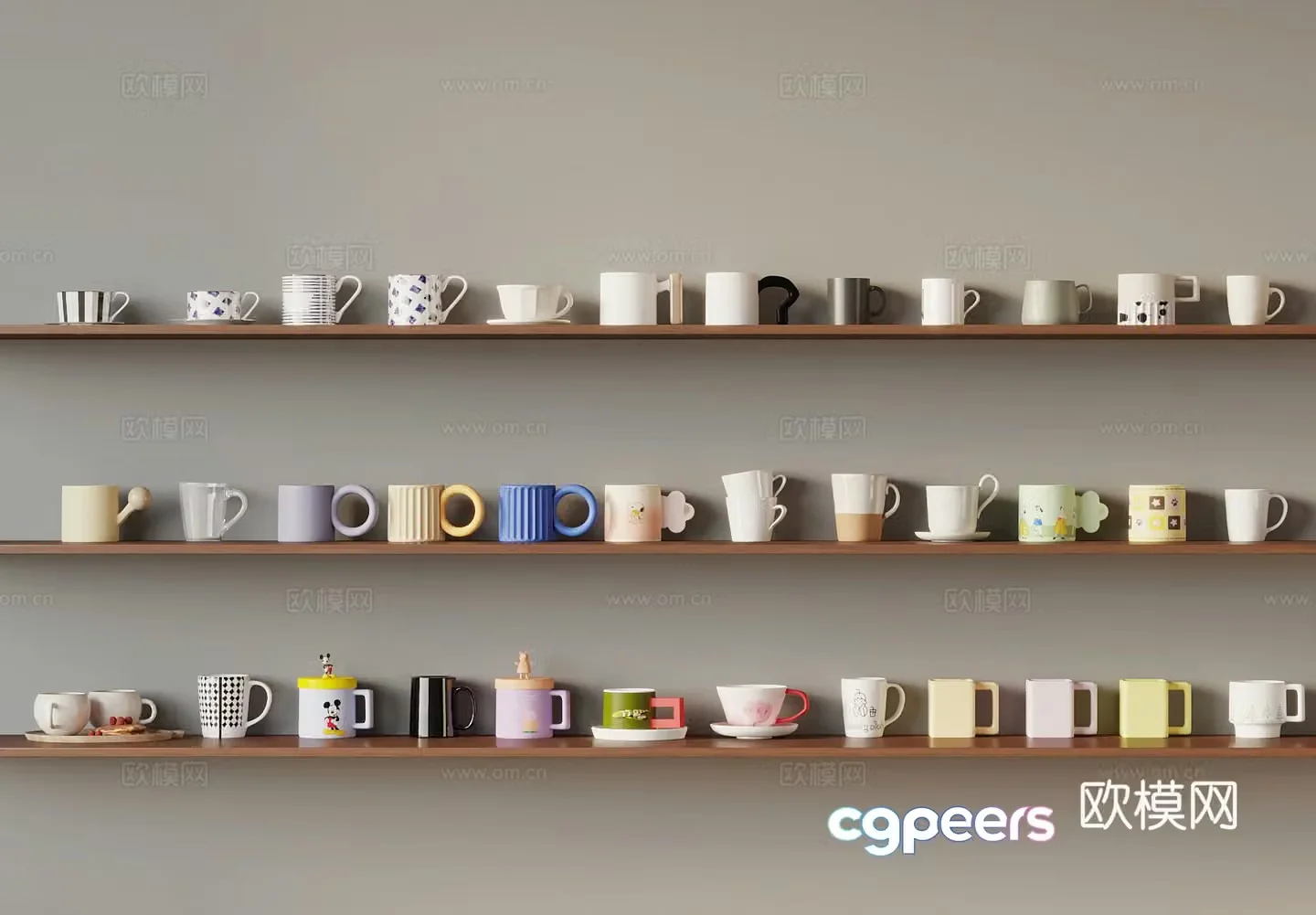 Modern cup 3d model