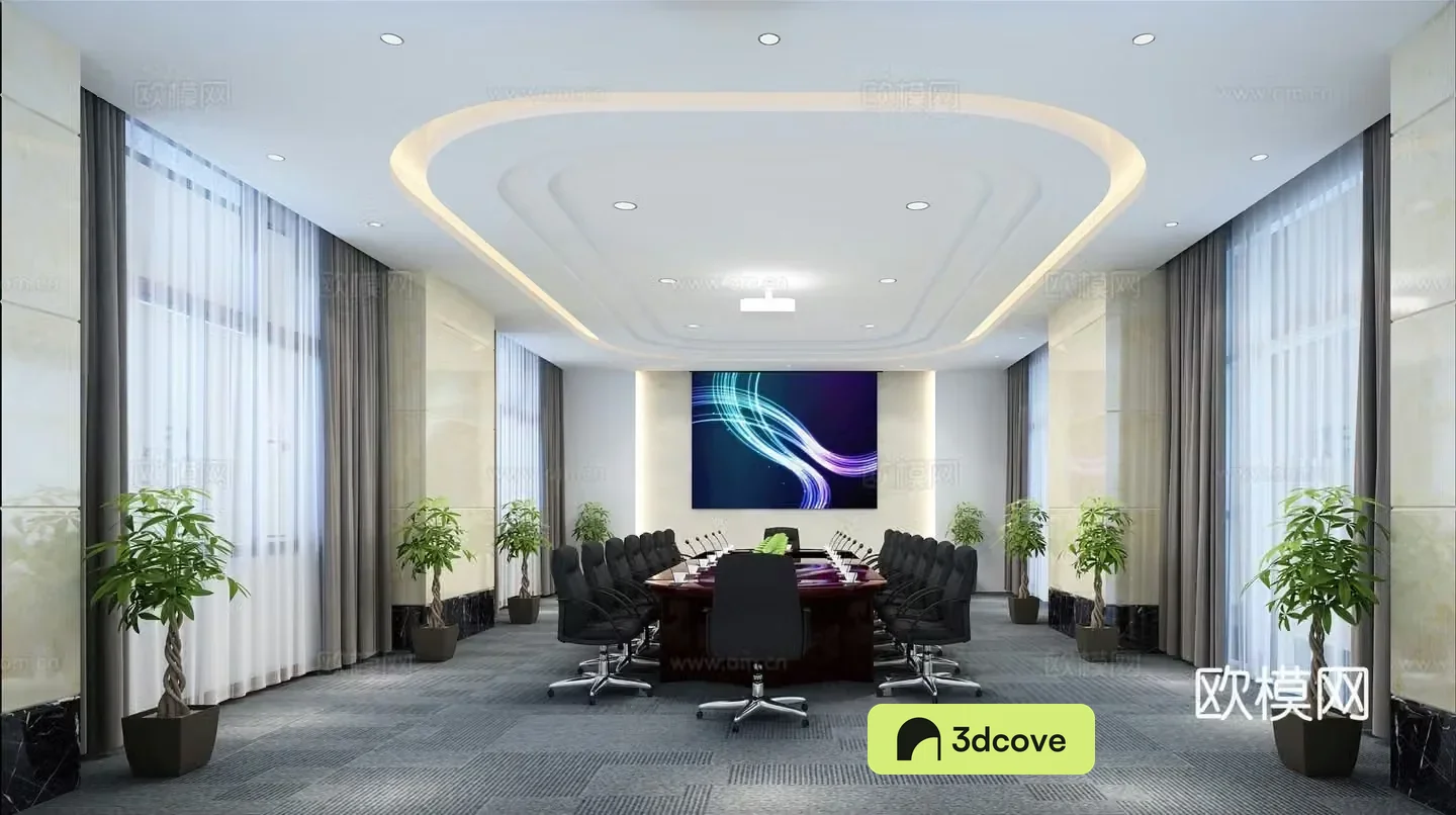 Modern conference room
