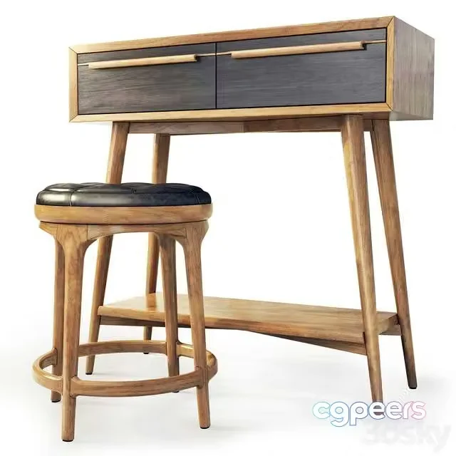 3ds Max Free – Dressing table console Bruni. Dressing table console by Etg-Home