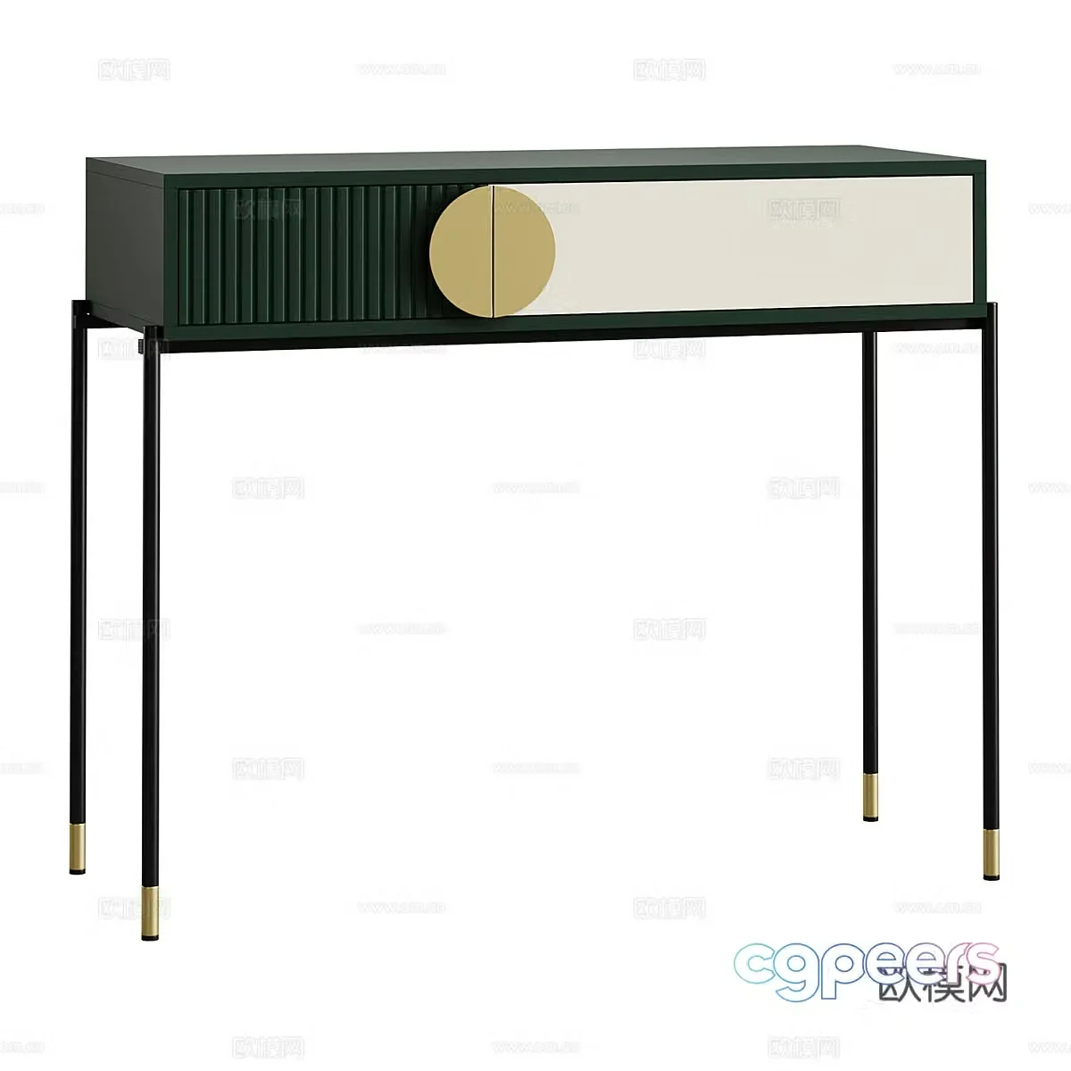 Modern simple desk desk simple desk 3d model