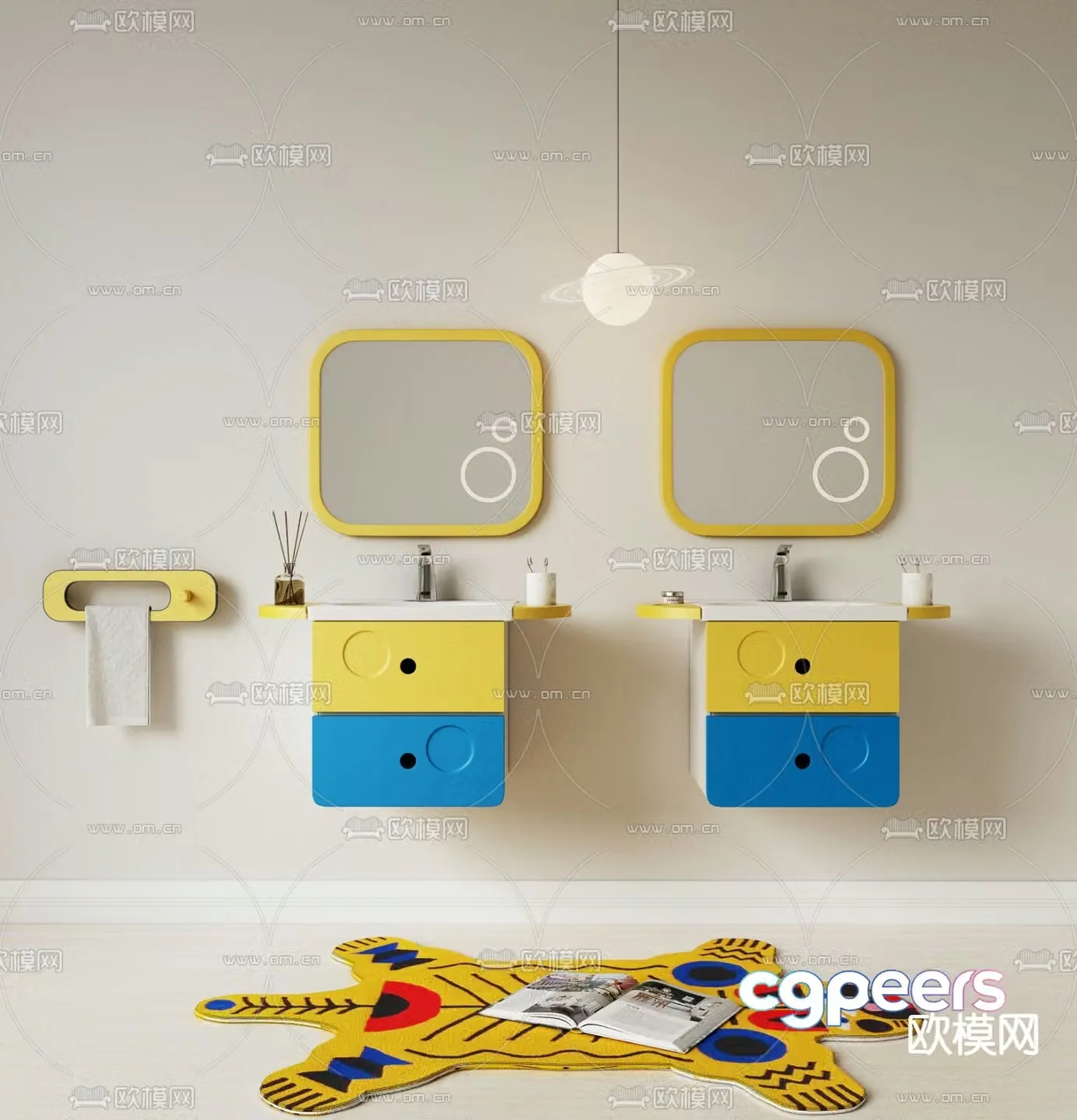 Children’s wash basin wash basin 3d model