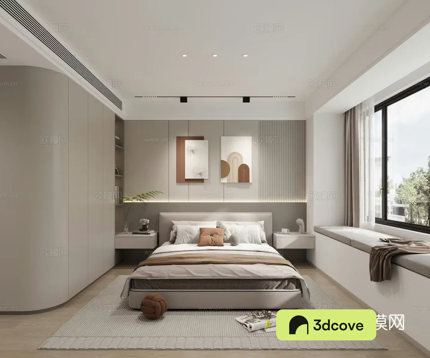 Modern bedroom