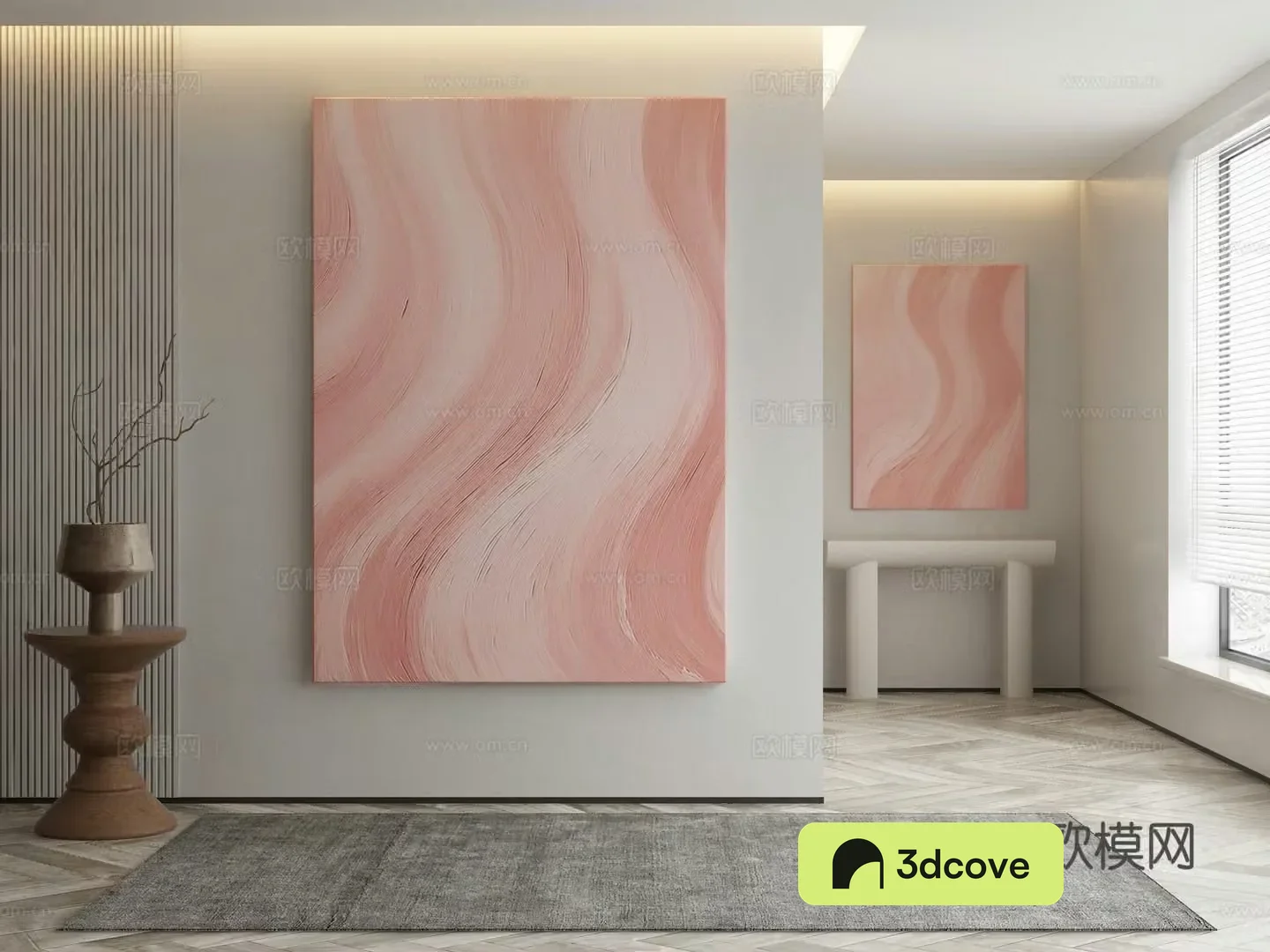 Modern texture painting decorative painting