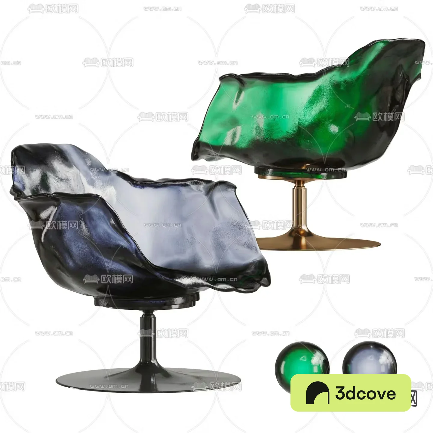 EDRA acrylic chair leisure chair petal chair