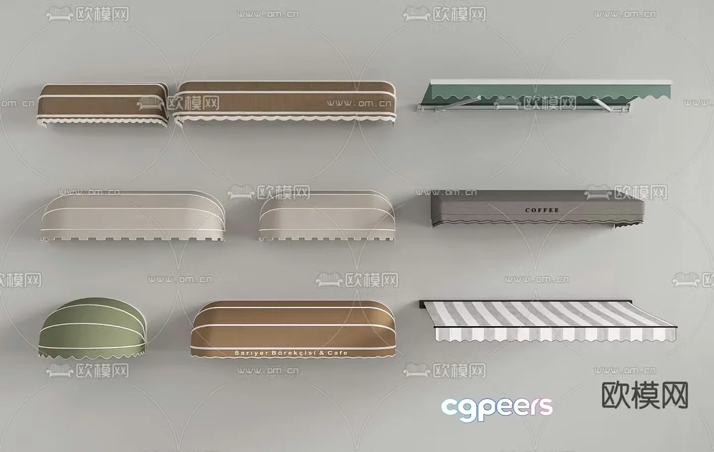 awning awning 3d model