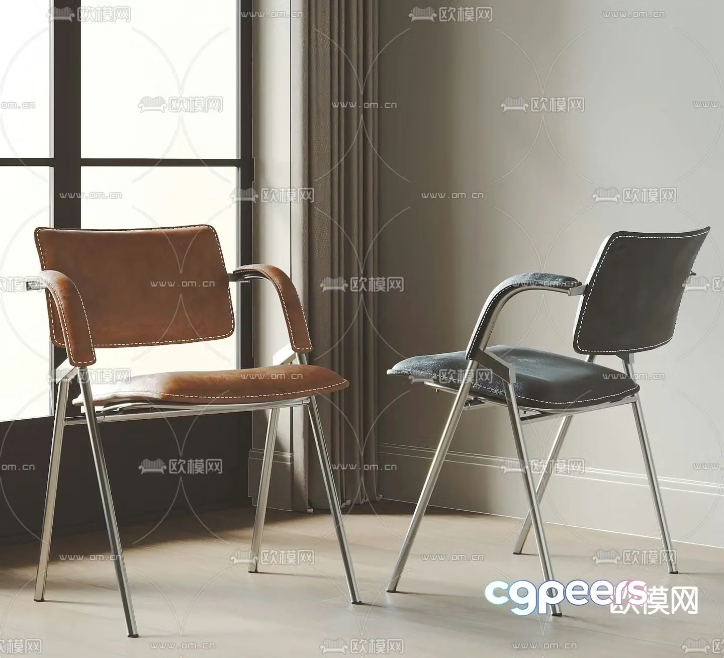 Office chair conference chair 3d model
