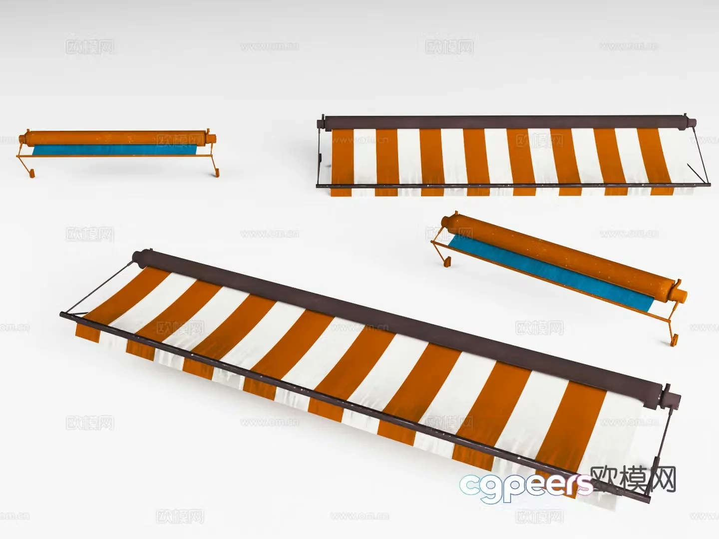 awning street awning 3d model