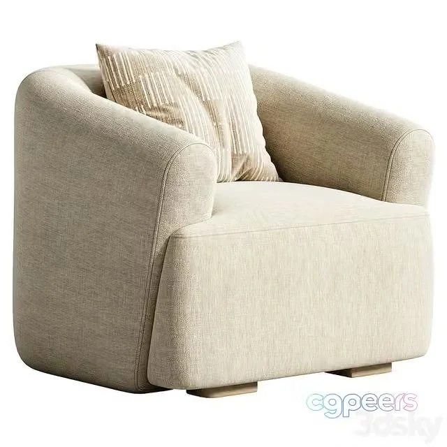 3ds Max Free – Porto armchair