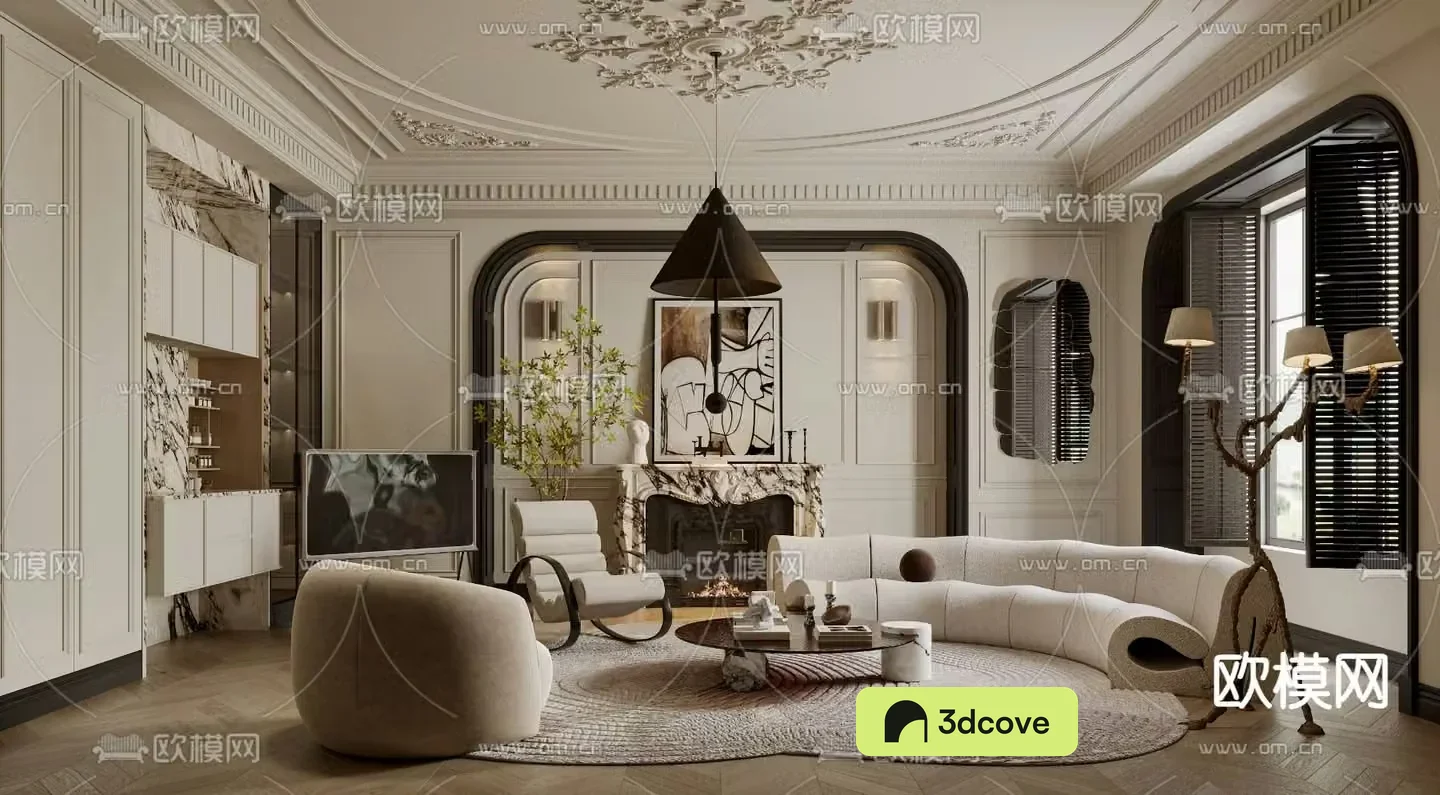 French living room