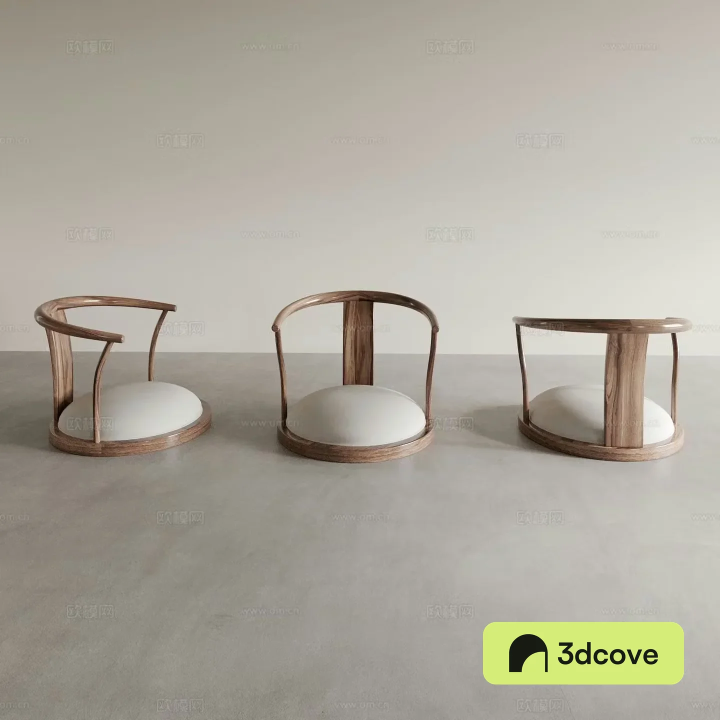 New Chinese style chair dining chair tatami tea chair