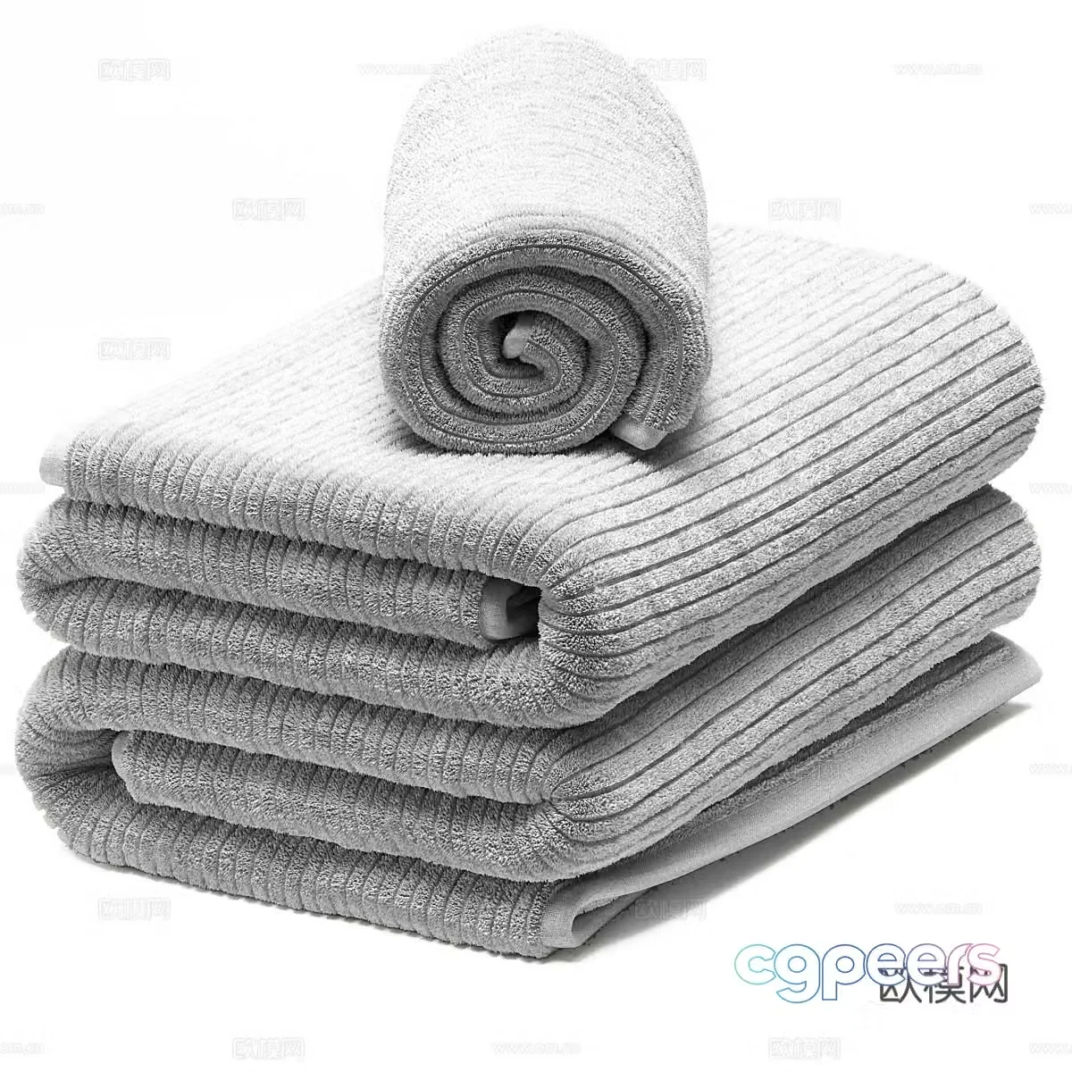 towel bath towel 3d model