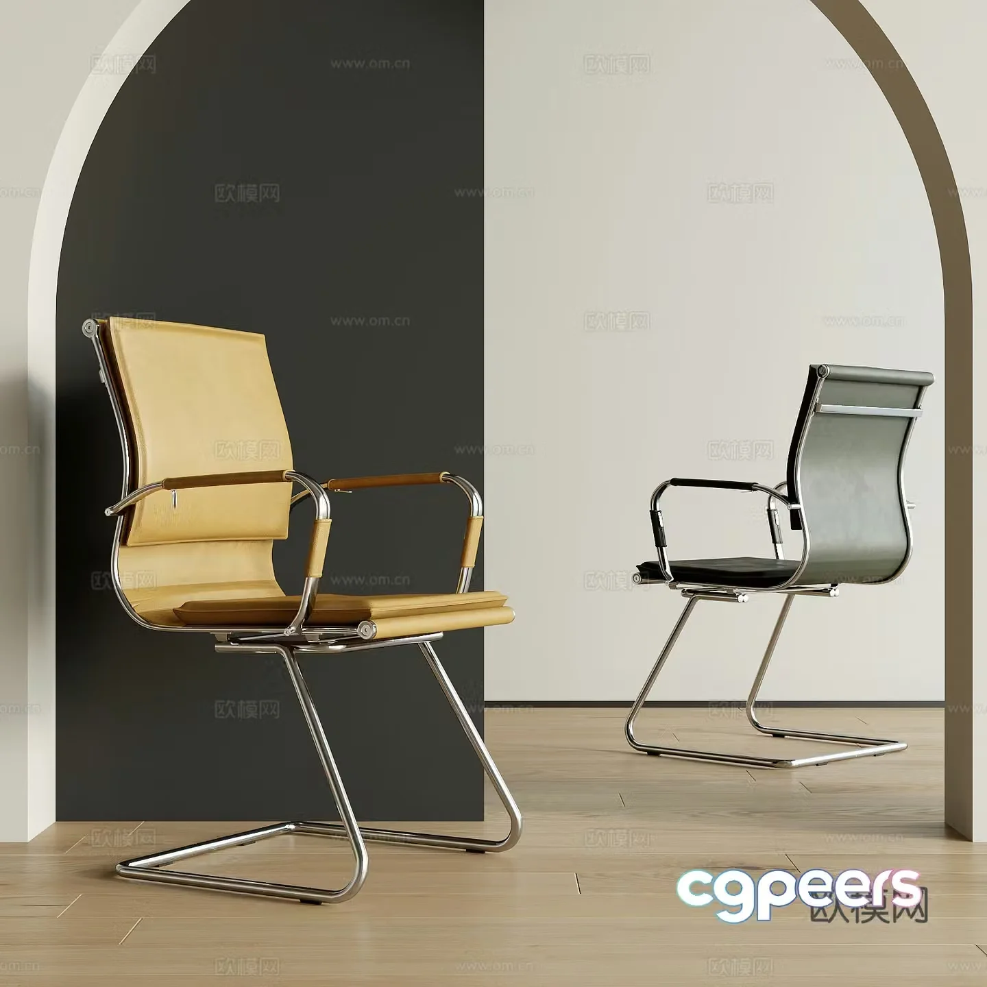 Modern office chair 3d model
