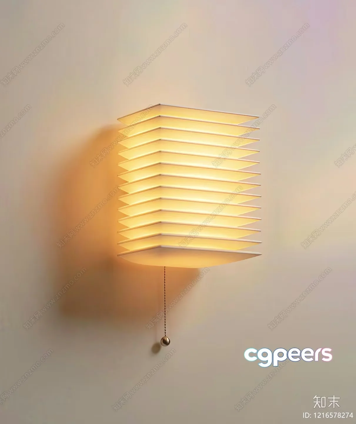 Modern Light Fixture 3D Model – 14176 – VRAY Render