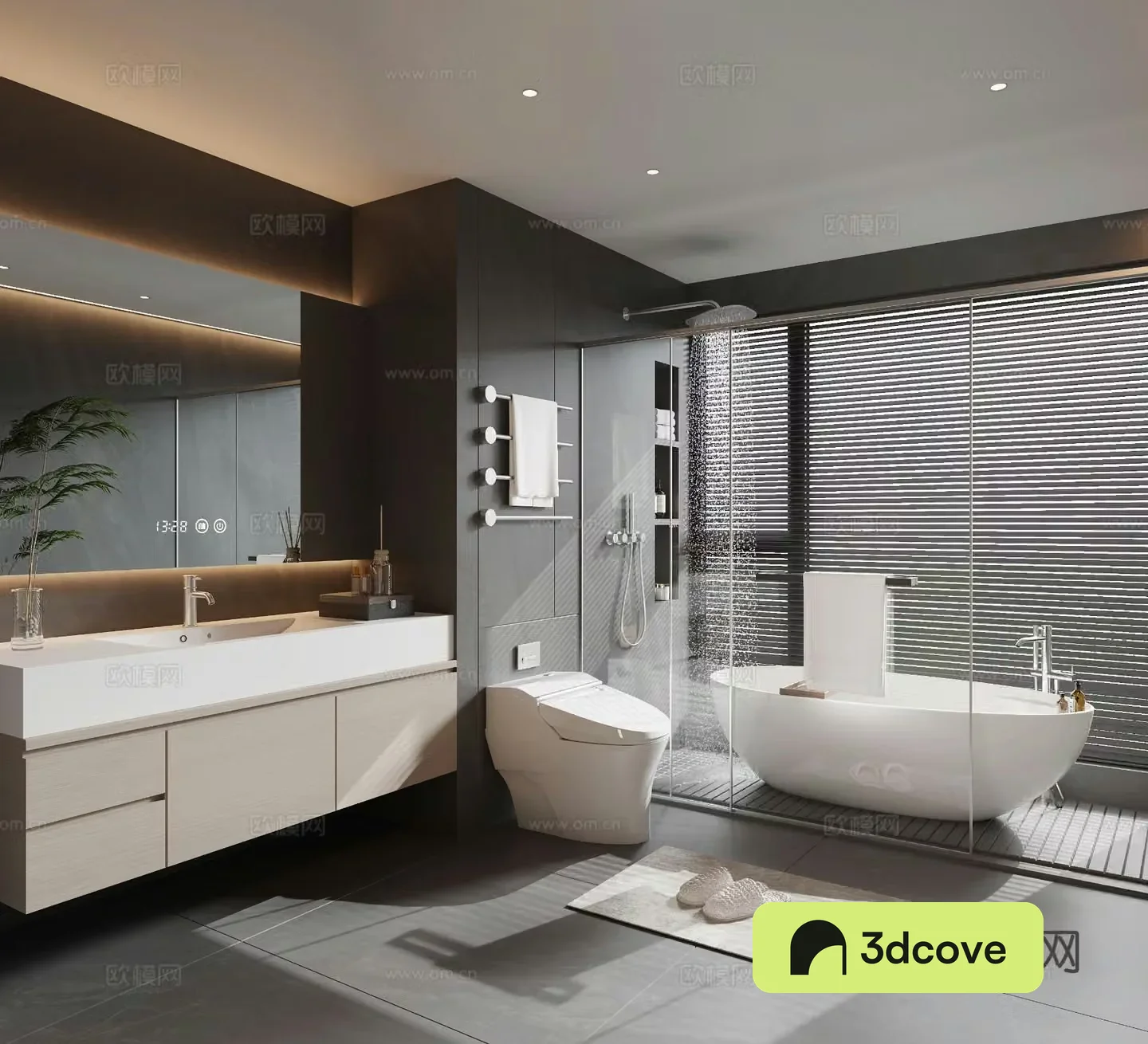 Modern bathroom