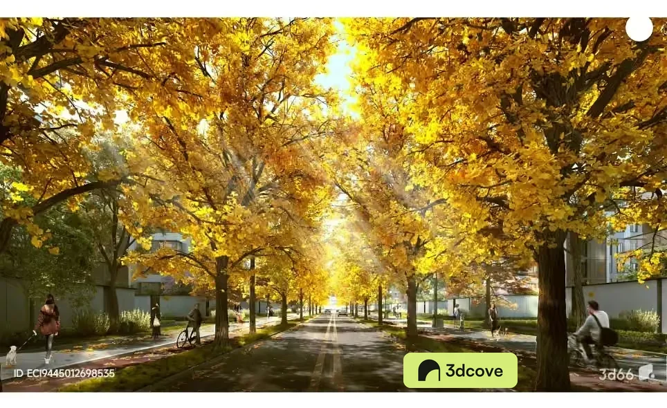 Autumn Street Scene