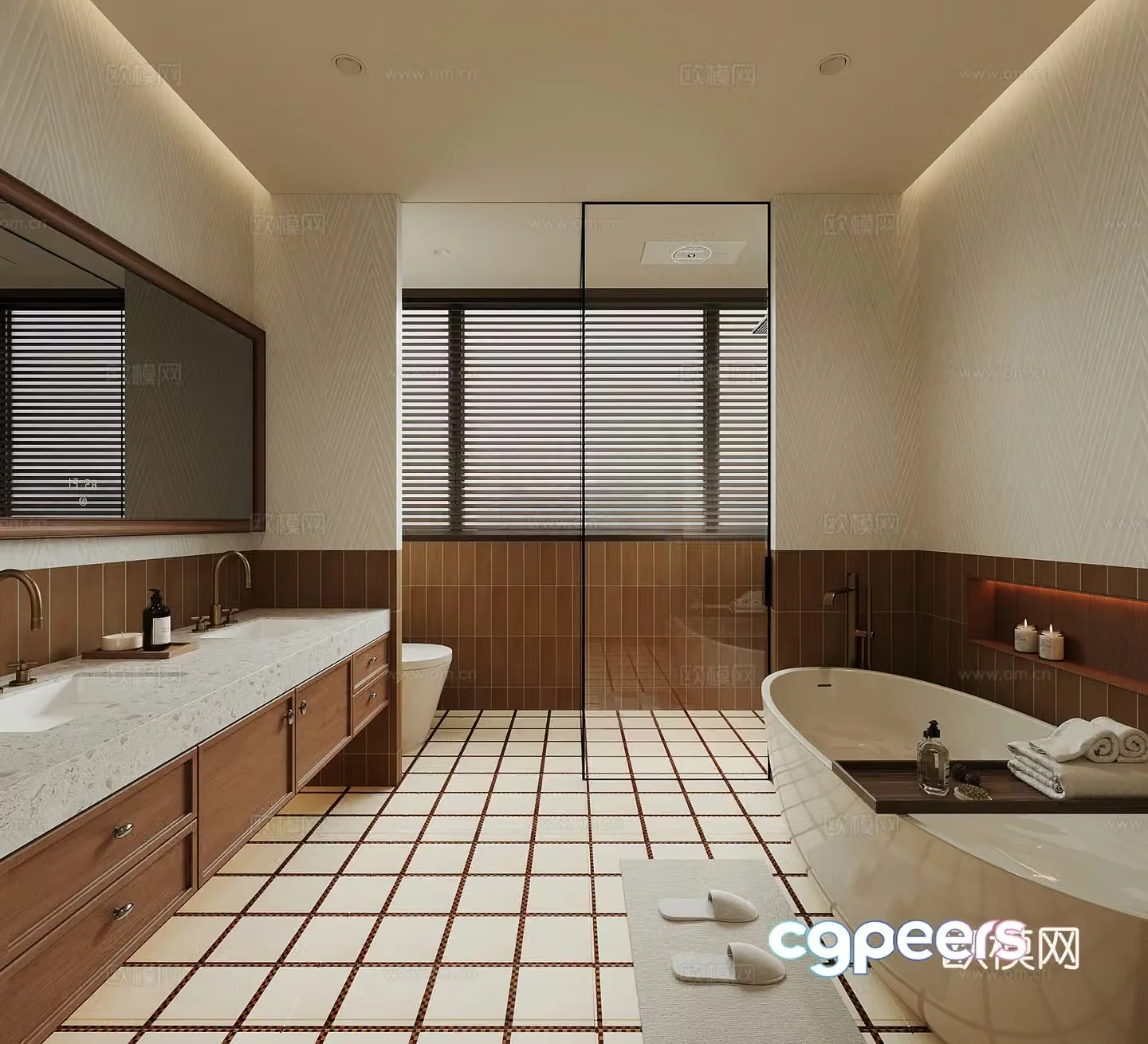 French bathroom medieval style bathroom bathroom cabinet toilet bathtub 3D model