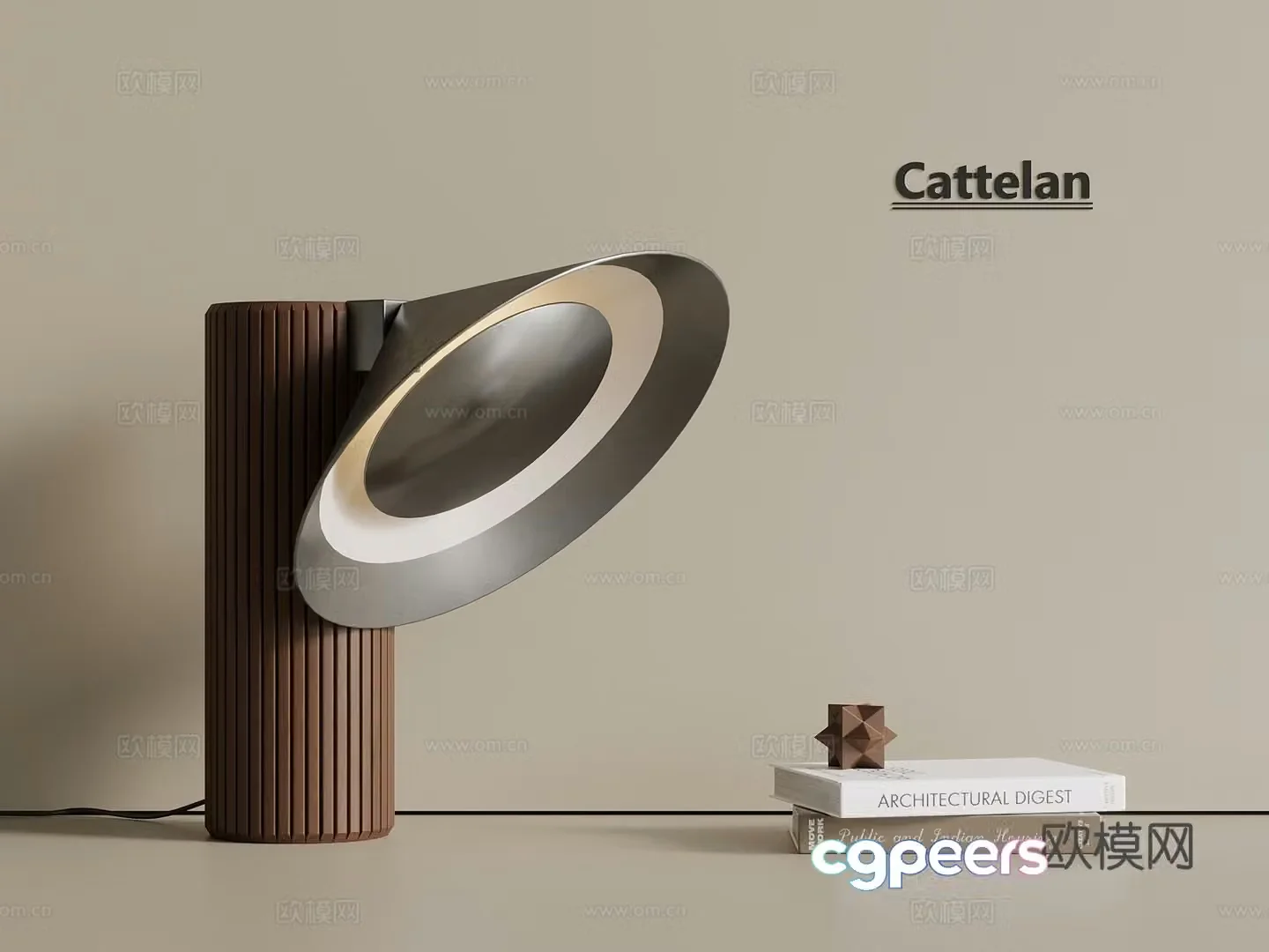 Italian style medieval desk lamp desk lamp bedside desk lamp 3D model