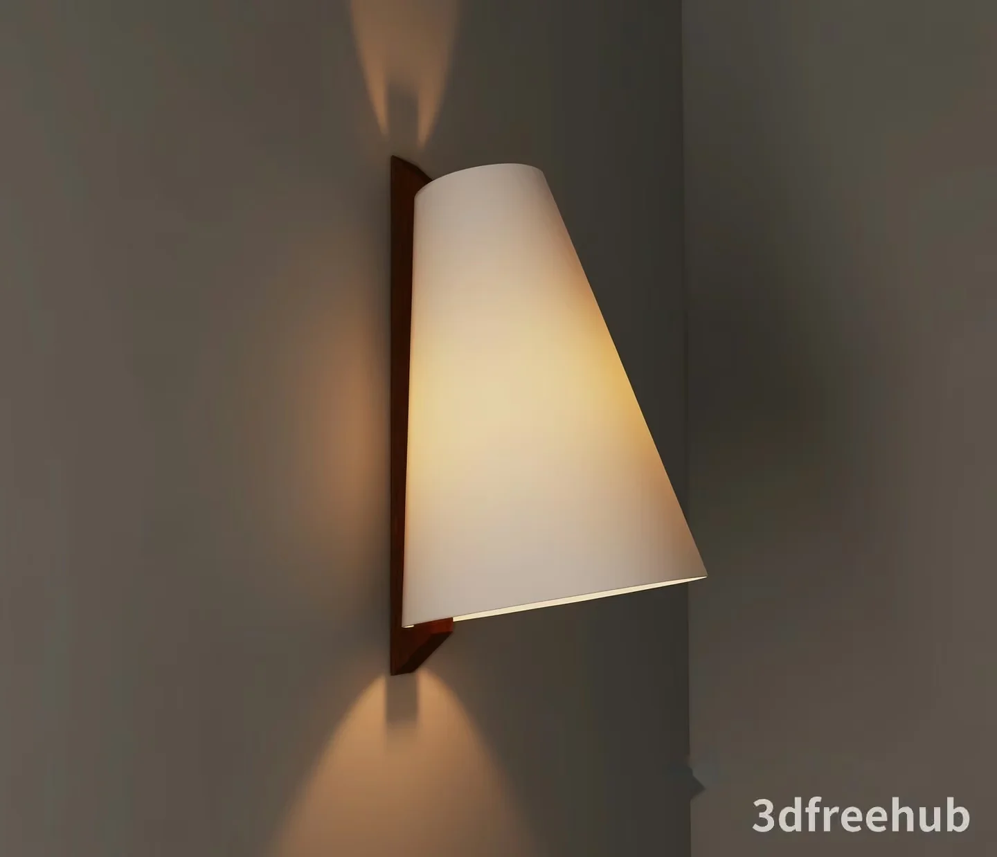 A White Lampshade 3D Model – 20885 – VRAY Render